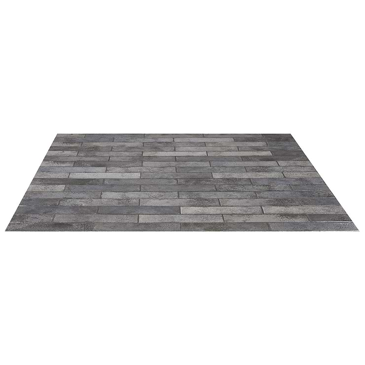 Kalay Antracite Gray 3x12 Glossy Ceramic Tile