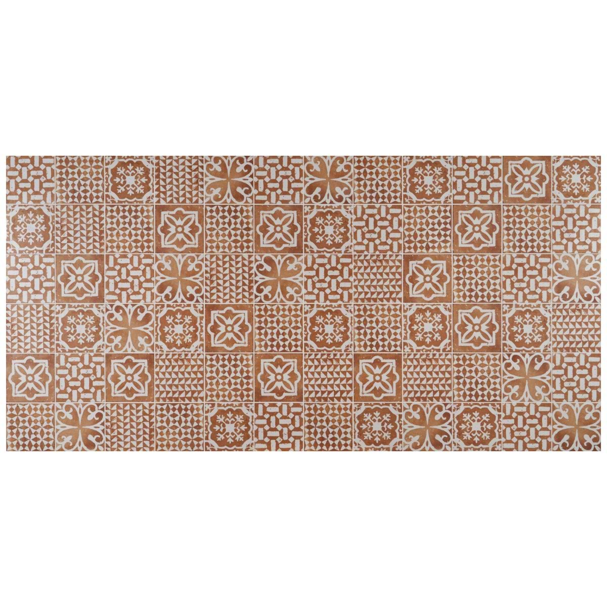 Mediterra Kasma Terracotta Décor 8x8 Matte Porcelain Tile by Angela Harris