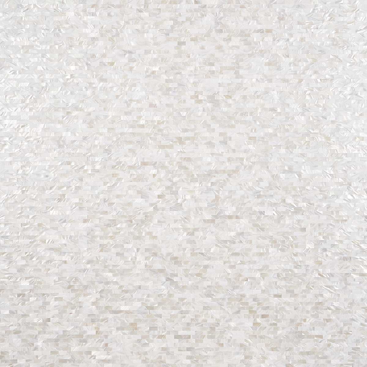 Mother of Pearl Brick Seamles Solid Core Peel & Stick Mosaic Tile ...