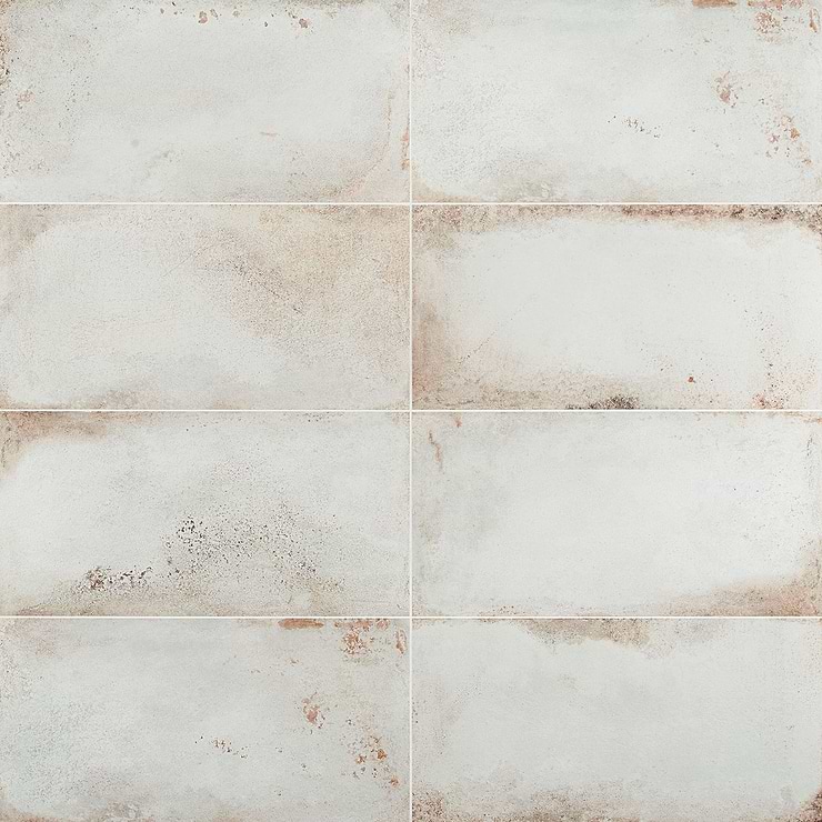 Sample-Angela Harris Flatiron White Matte Porcelain Tile