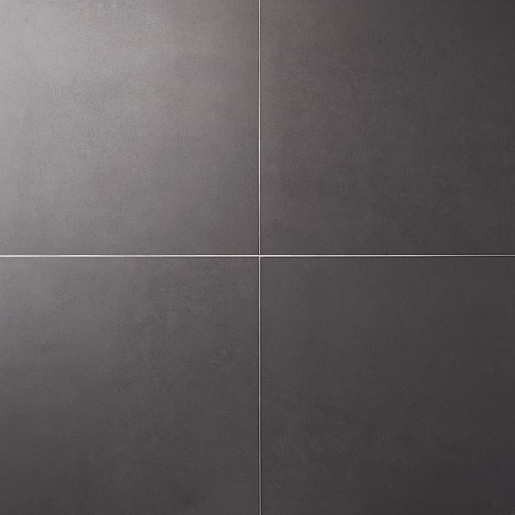 NewTech Antracite Gray 24x24 Double Loaded Matte Porcelain Tile