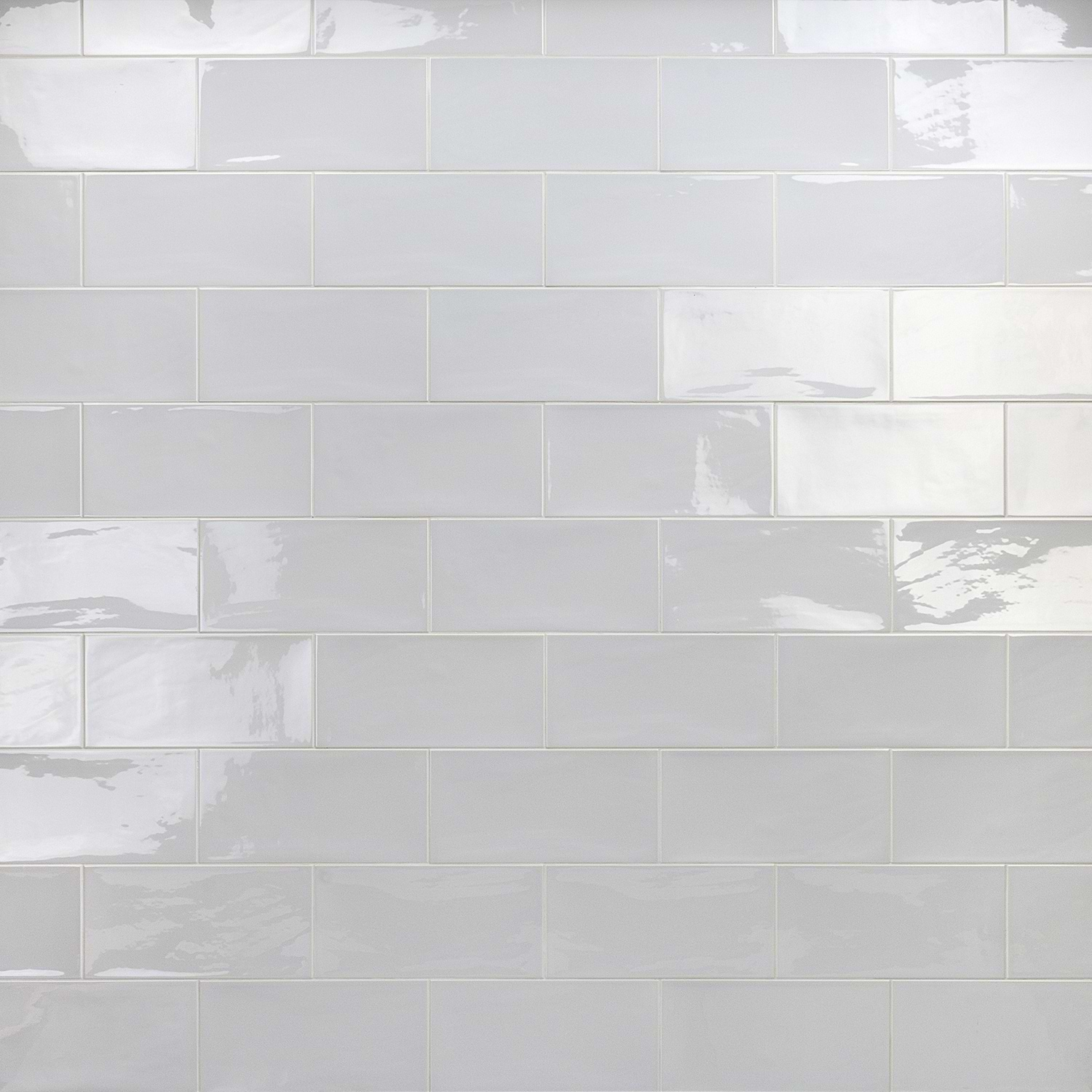 Aruba Pearl Gray 5x10 Polished Ceramic Subway Wall Tile