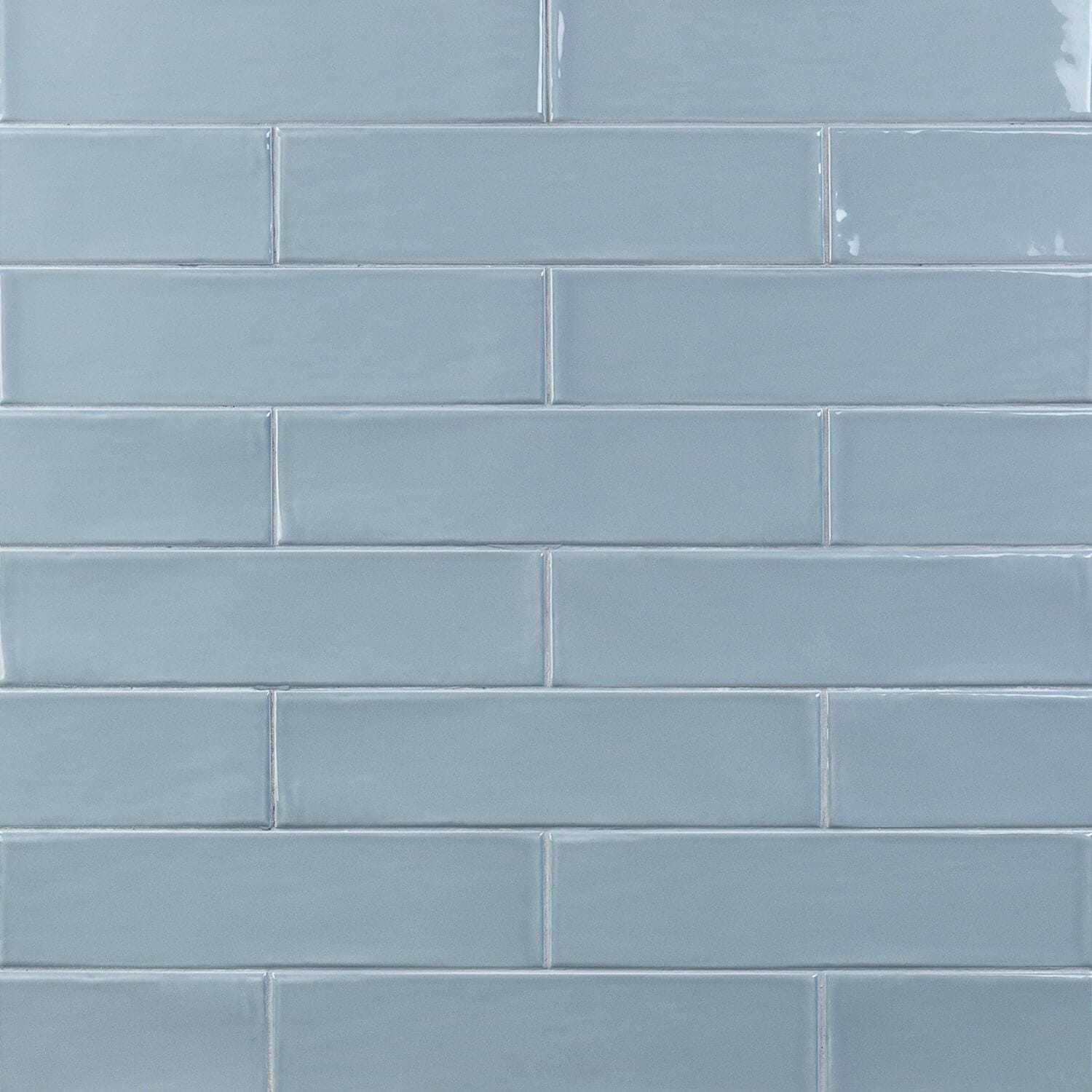 Manchester Dew Blue 3x12 Polished Ceramic Subway Tile