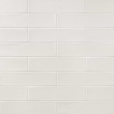 Manchester Vanilla White 3x12 Glazed Ceramic Subway Tile - Sample