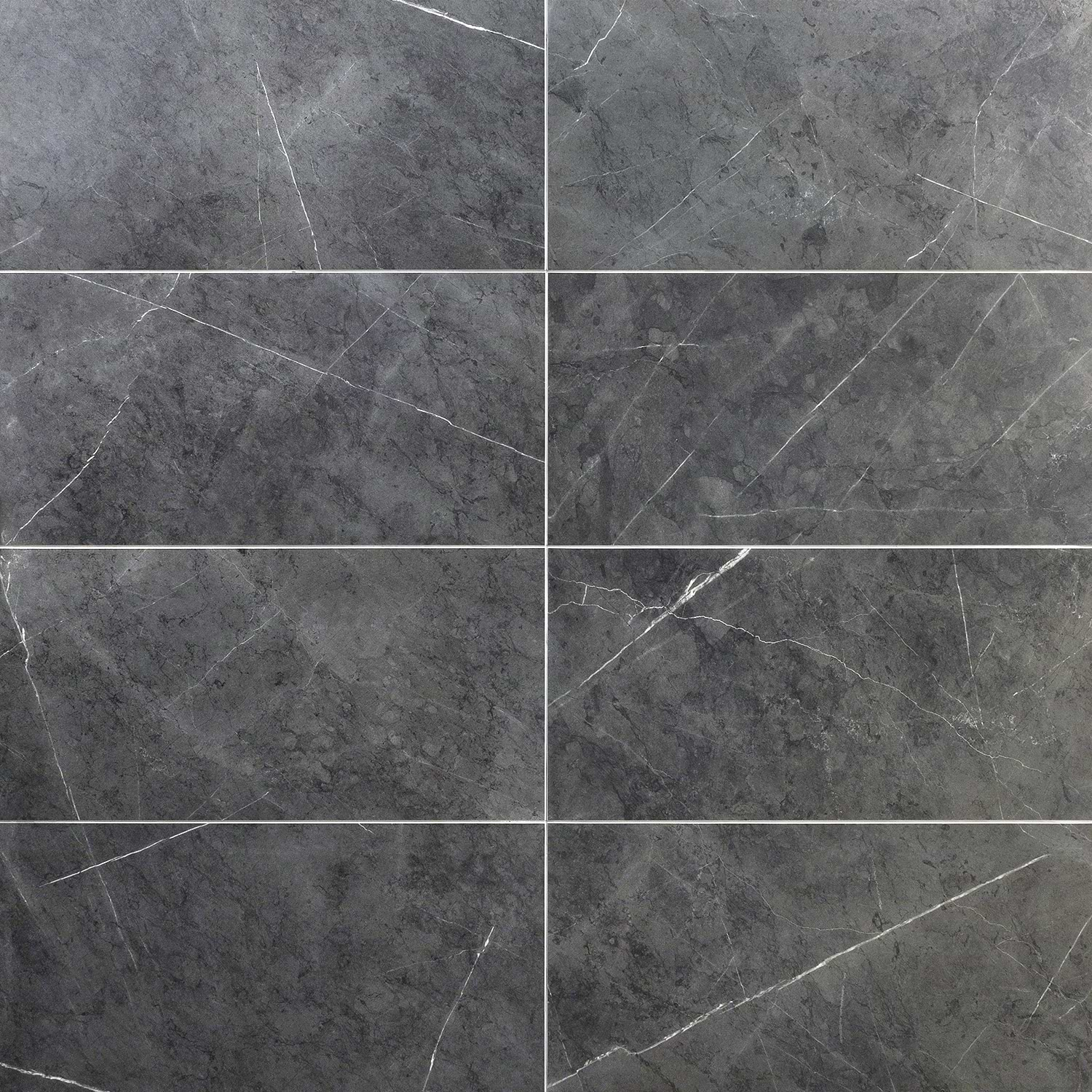 Marble Tech Amani Gray 12x24 Matte Porcelain Tile