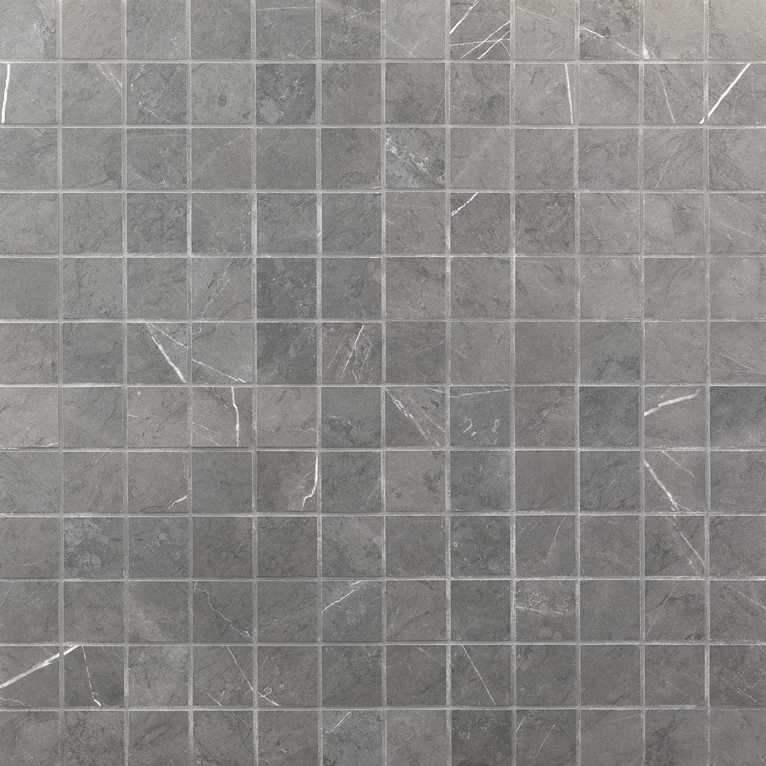 Marble Tech Amani Gray 2x2 Matte Porcelain Mosaic Tile