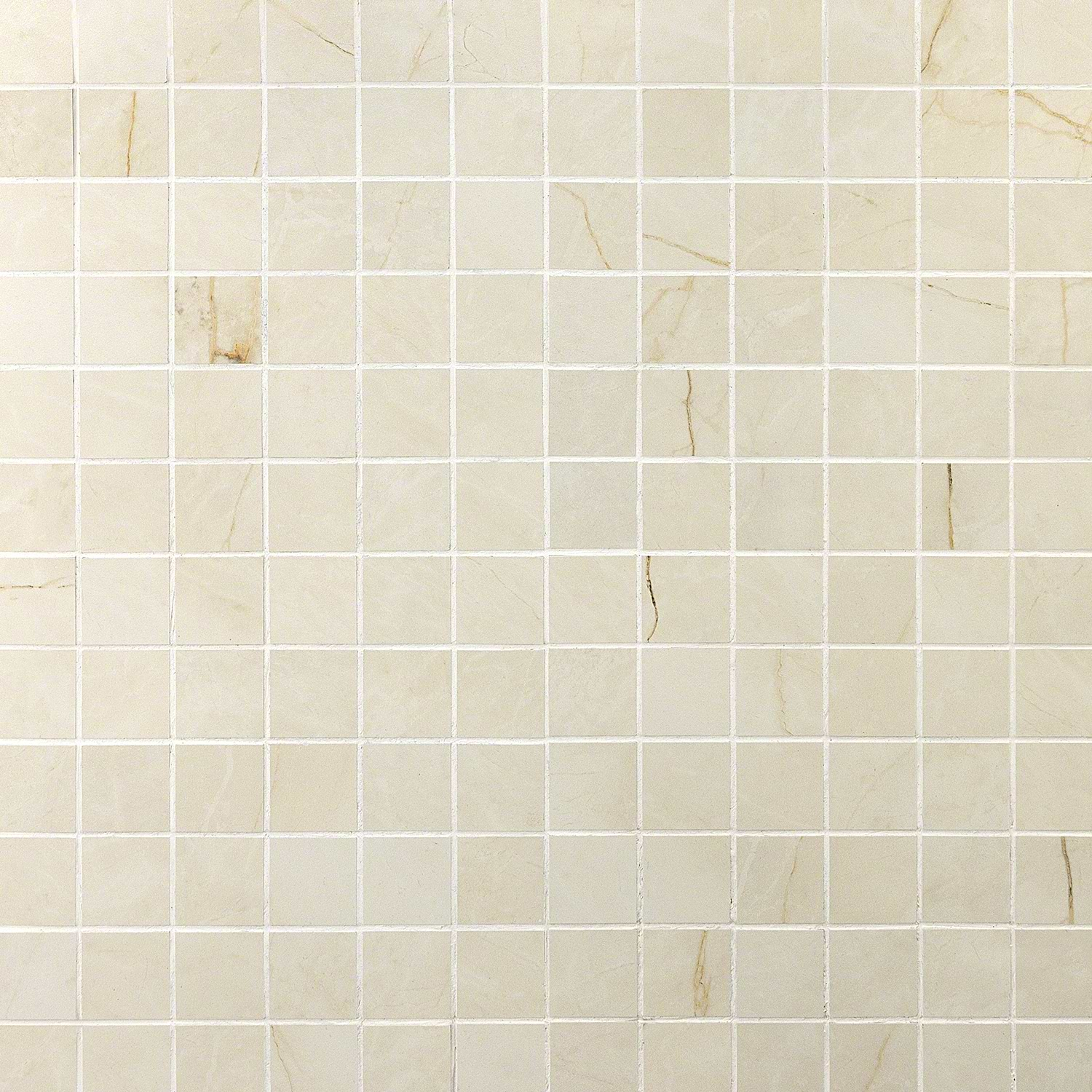 Marble Tech Crema Avorio 2x2 Matte Porcelain Mosaic Tile