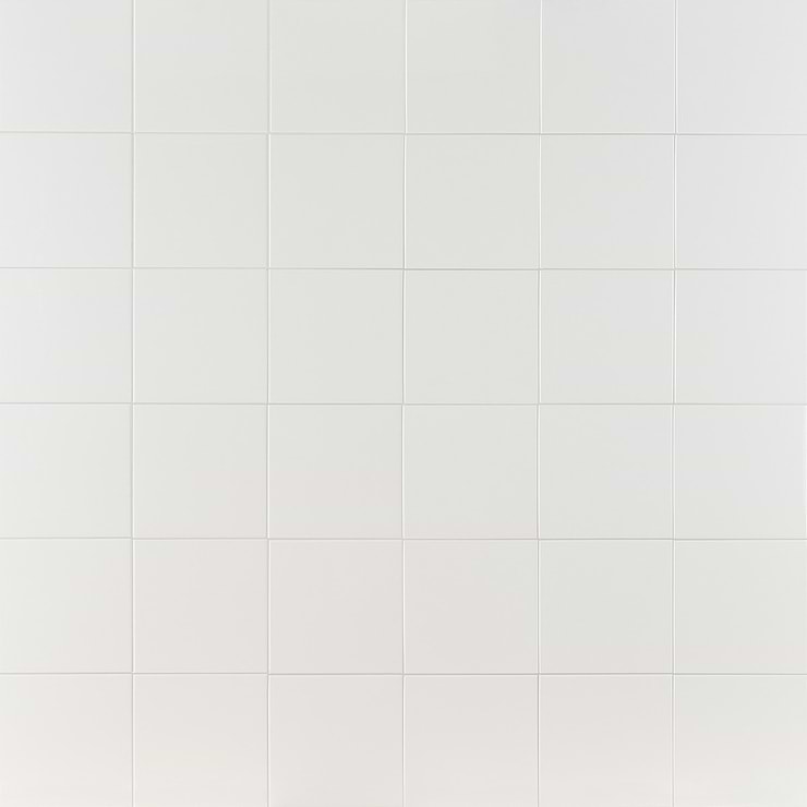 Disco-Vivir Panna White 8x8 Polished Ceramic Wall Tile