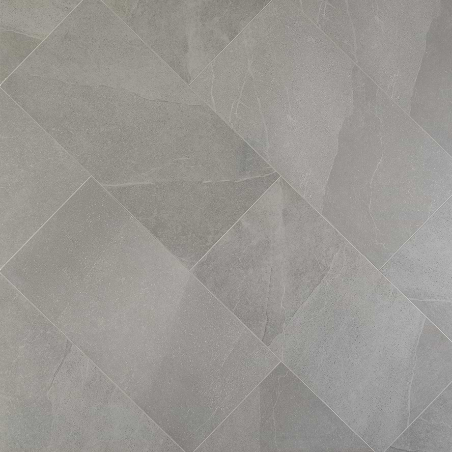 Fordham Grigio 12x24 Gray Matte Porcelain Floor and Wall Tile