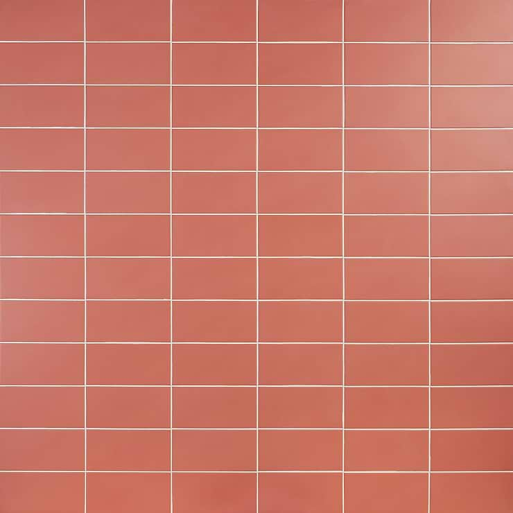 Disco-Stacy Garcia Maddox Coral 4x8 Matte Ceramic Wall Tile