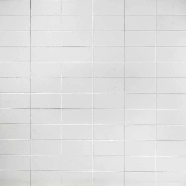 Stacy Garcia Maddox White 4x8 Matte Ceramic Subway Tile