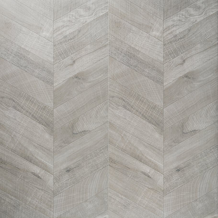 Kenridge Chevron Gray 24x48 Wood Look Matte Porcelain Tile