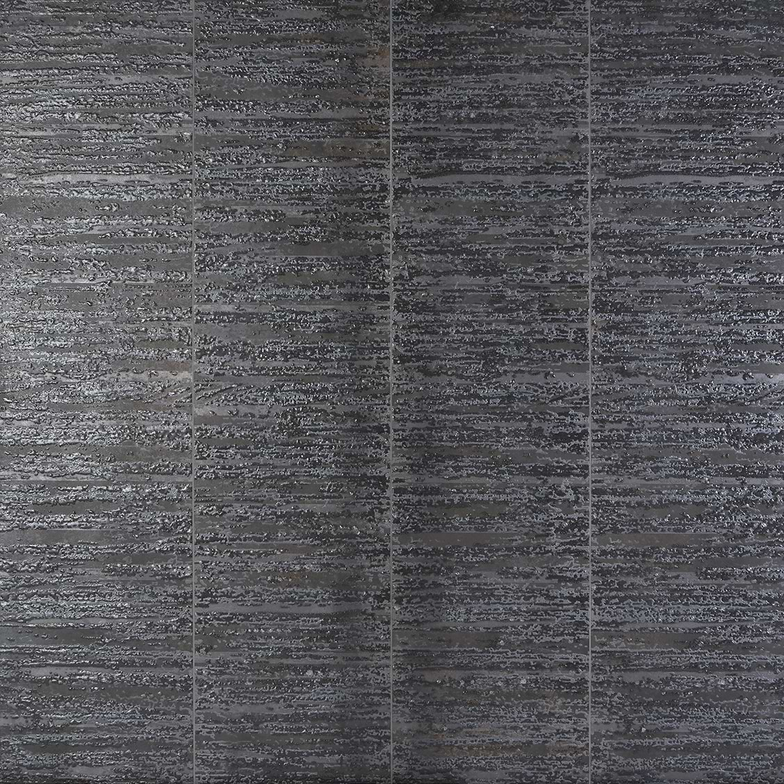 Twilight Deco Dark 12x48 Metal Look Porcelain Tile