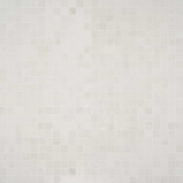 Bronx White 2x2 Matte Porcelain Mosaic Tile