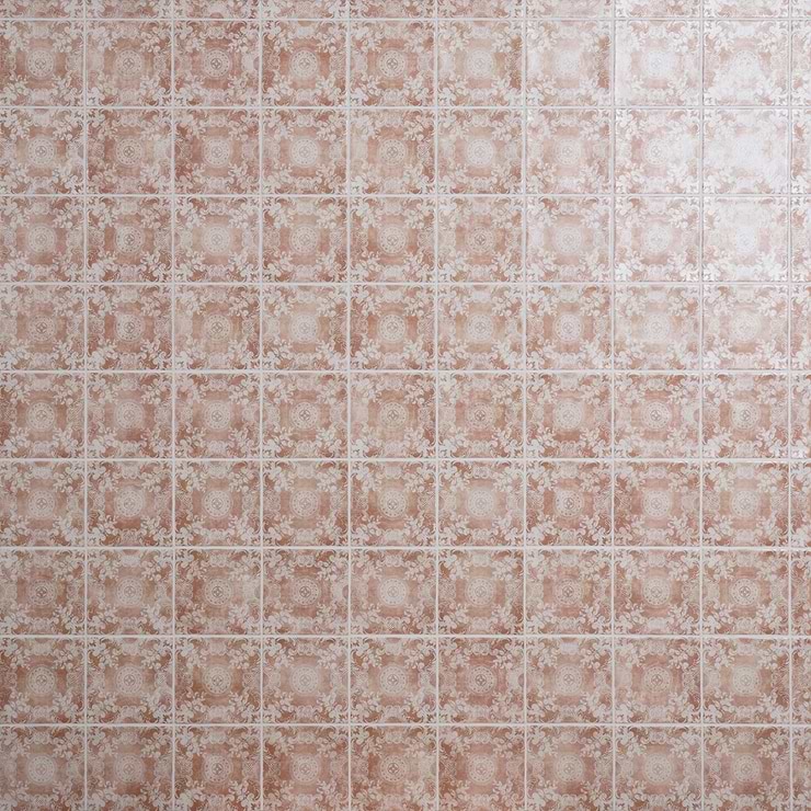 Paula Purroy Talia Cala Terracotta 5x5 Matte Ceramic Tile