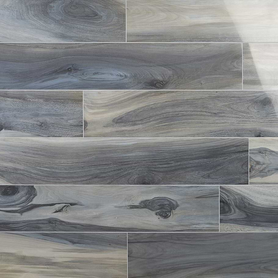 Brazilian Tiger Blue 8x48 Polished Porcelain Wood Look Tile