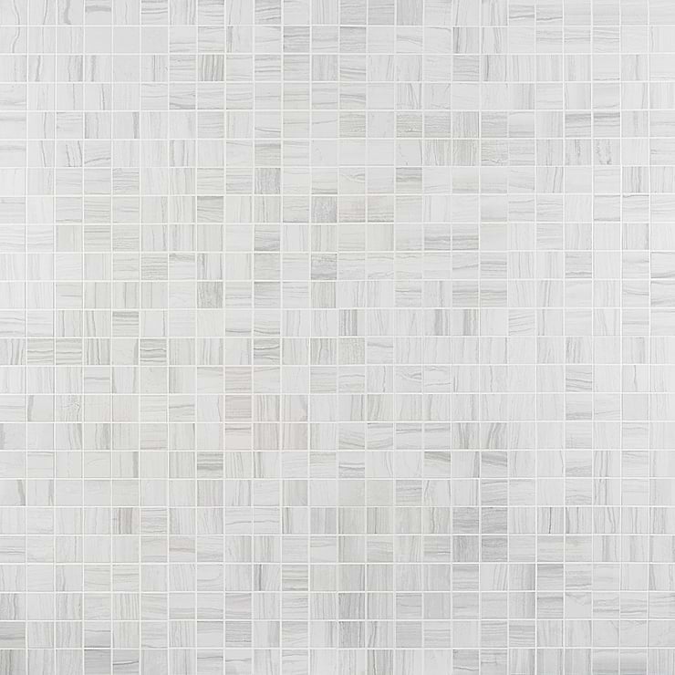 DreamStone Luminus White 2x2 Matte Porcelain Mosaic 