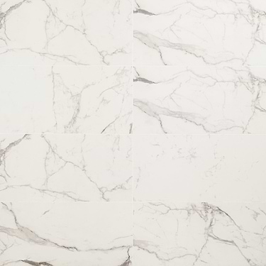 DreamStone Statuario Venato White Matte Porcelain Tile - Sample