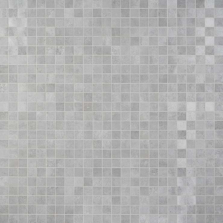 Bond Excalibur Medium Gray 2x2 Matte Porcelain Mosaic Tile