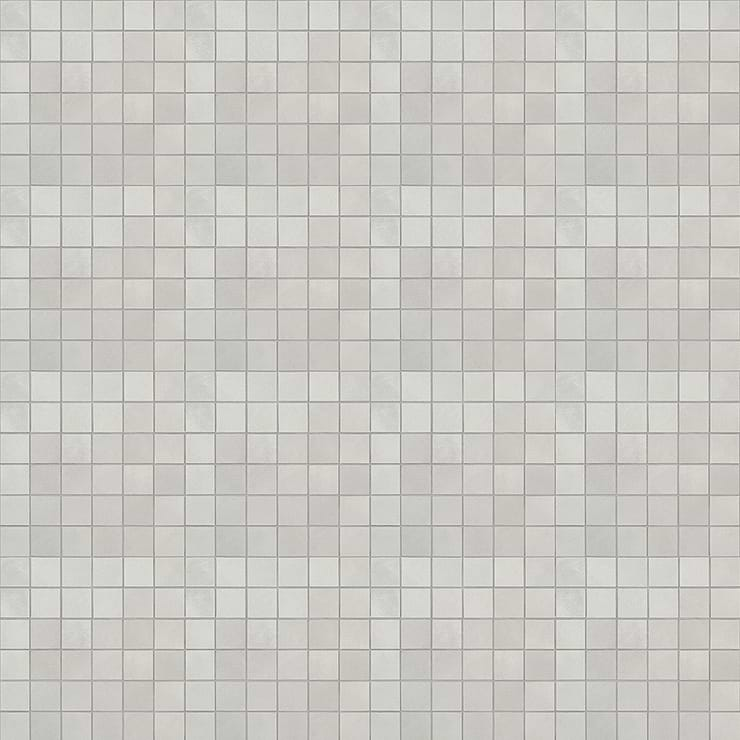 Clay Delight Gray 2x2 Matte Porcelain Mosaic Tile