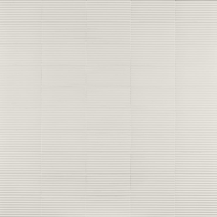 Zeal Linear 3D White 5x10 Matte Porcelain Tile