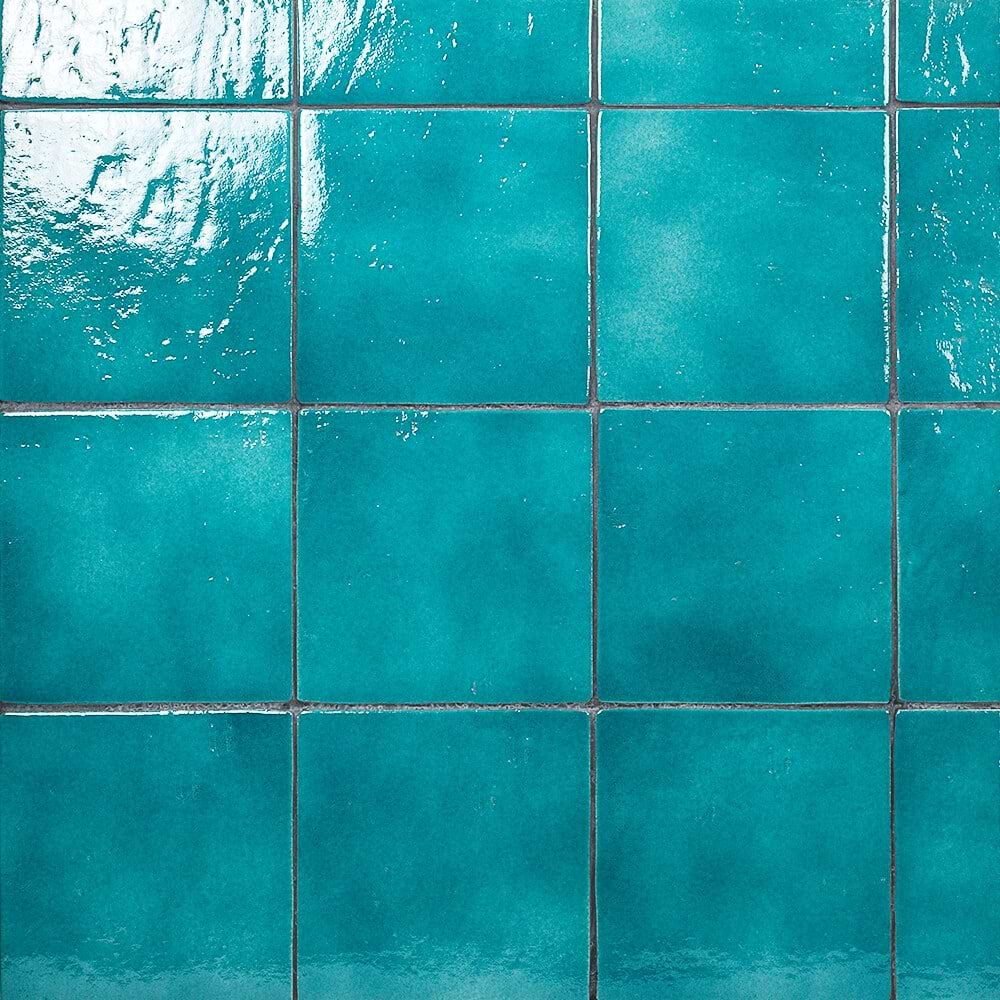 Cavallo Fiji Blue 7x7 Glossy Porcelain Tile