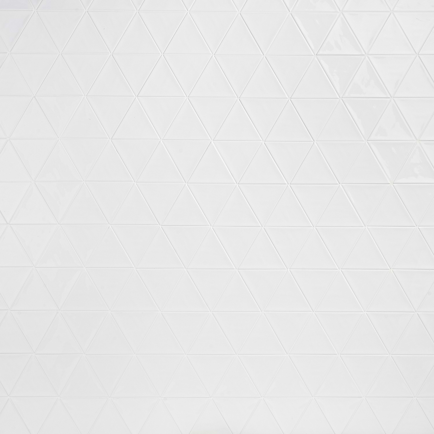 Bellami Triangulo Bianco White 4x5 Glossy Ceramic Wall Tile