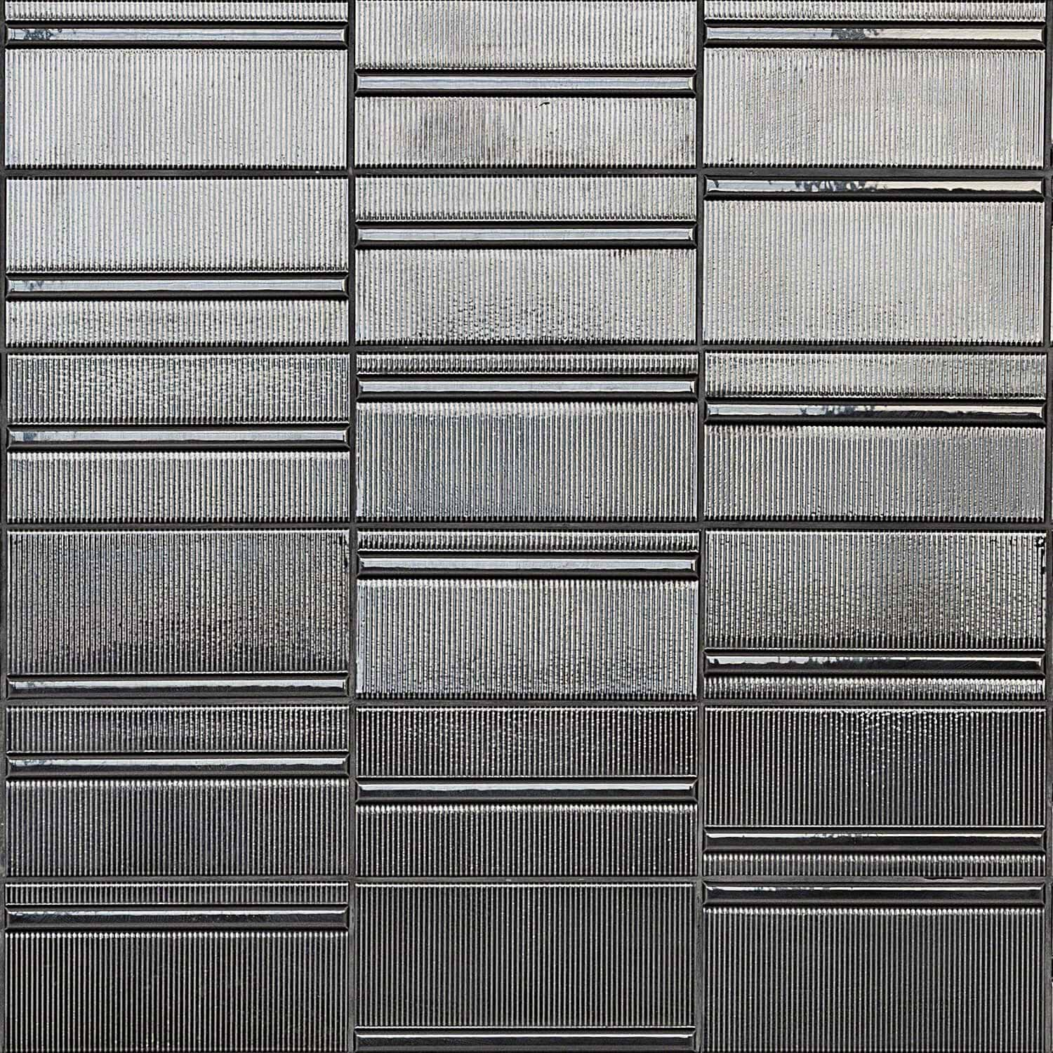 Vector Reverb Antracita Gray 4x8 Polished Ceramic Wall Tile