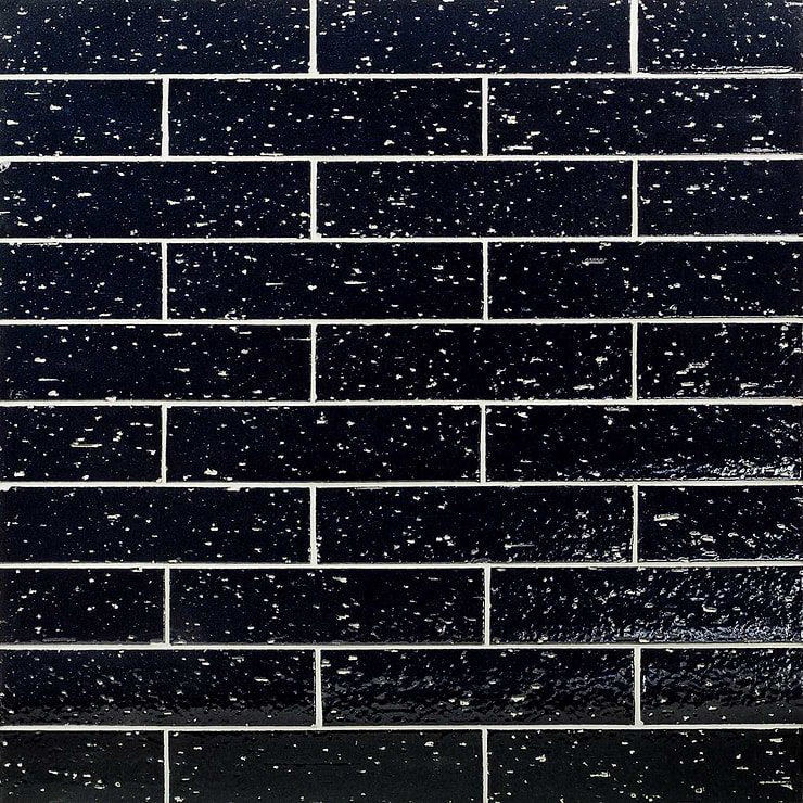 Cadenza Caviar 2x9 Clay Brick Wall Tile