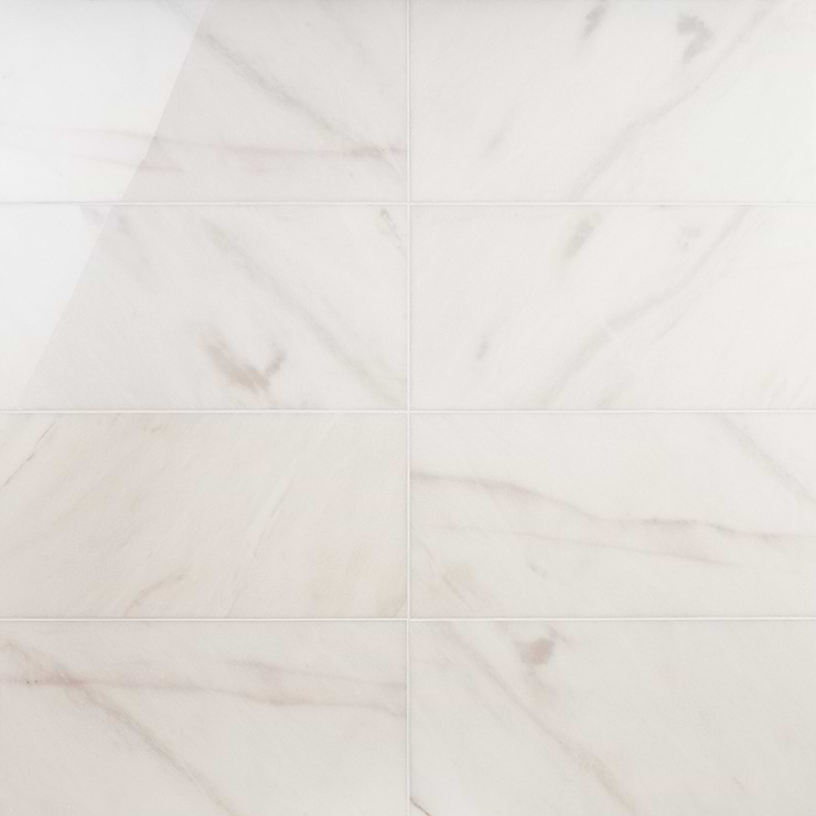 White Onyx 12x24 Polished Marble Tile