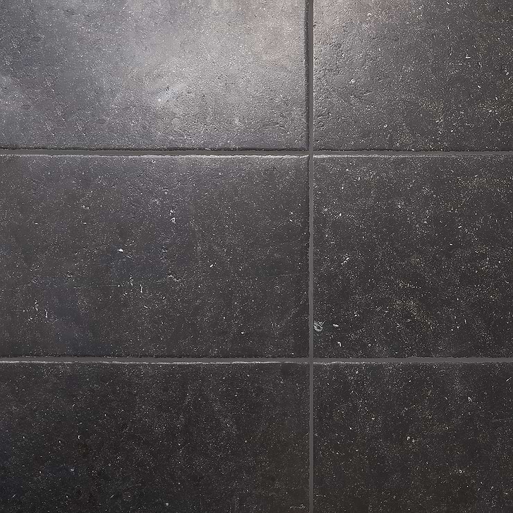 Catalina Charcoal Gray 18x36 Chiseled Edge Belgian Bluestone Marble Tile