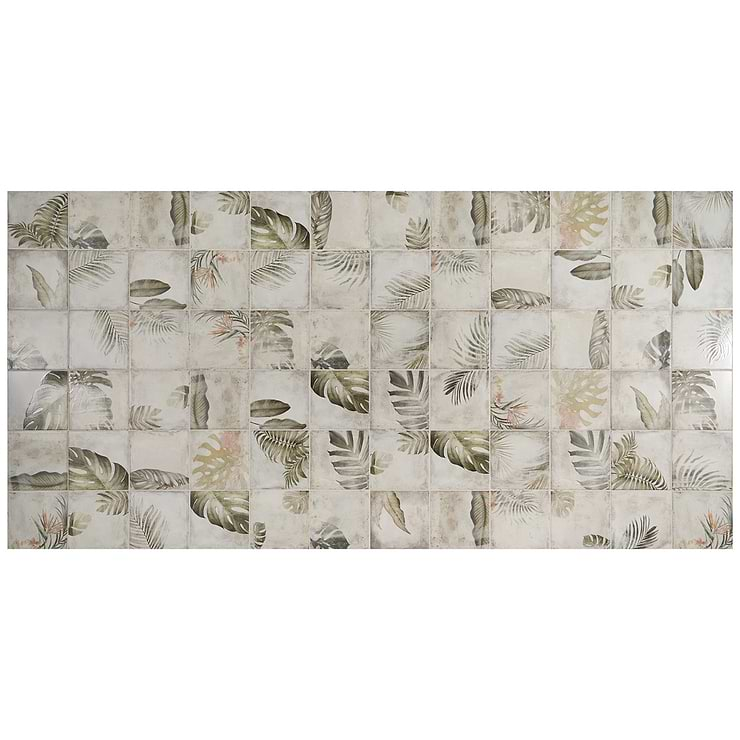 Angela Harris Wilder Papara Light Deco 8x8 Matte Ceramic Tile