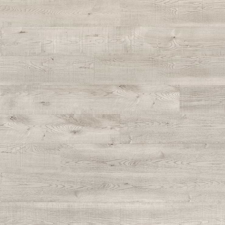 Sample-Hudson Cantal Oak Ash 28mil Wear Layer 6x48 Loose Lay Luxury Vinyl Tile