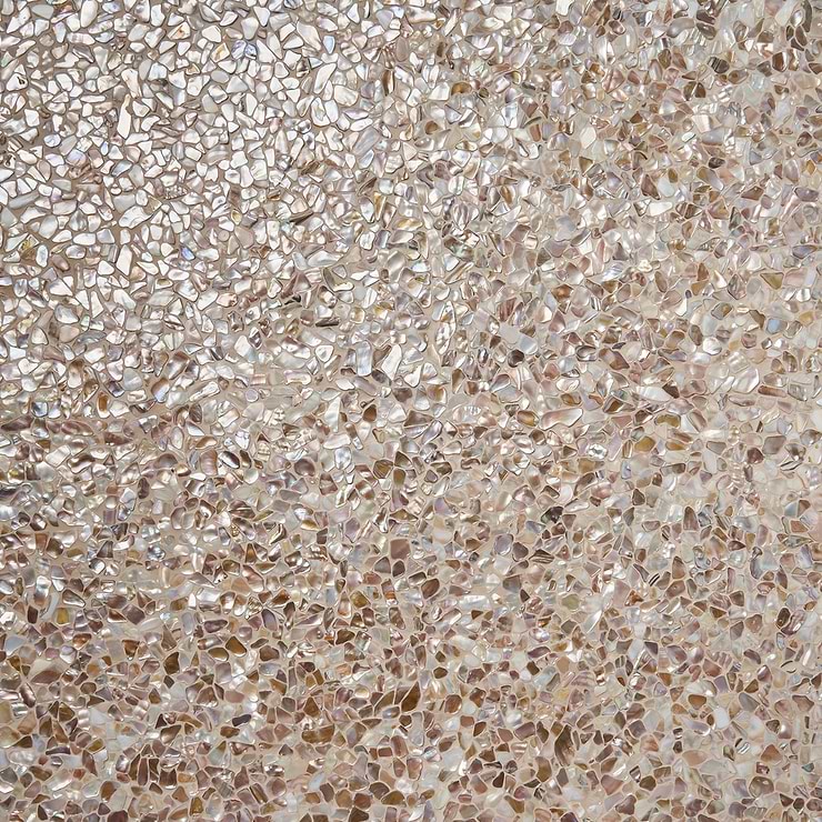 South Seas Pearl Pebbles Mosaic Polished Tile
