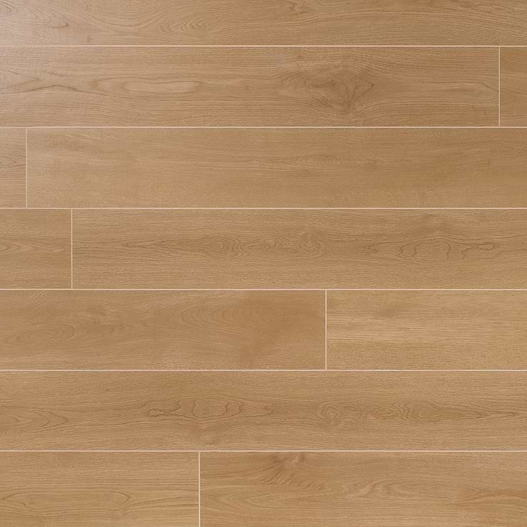 Oaktree Elegant Pale Brown 7x60 XL Wood Look Matte Porcelain Tile