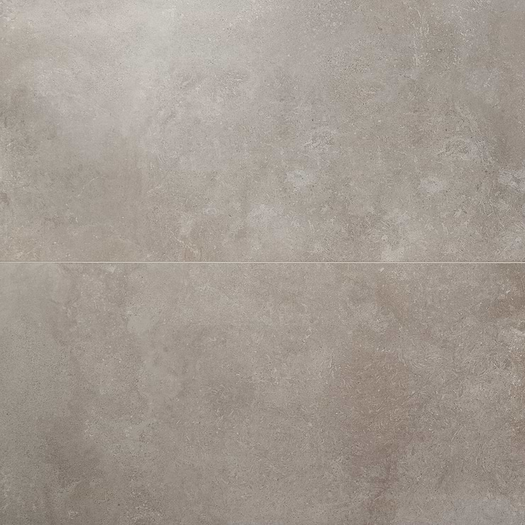 Saint Remy Grigio Gray 24x48 Limestone Look Semi-Polished Porcelain Tile