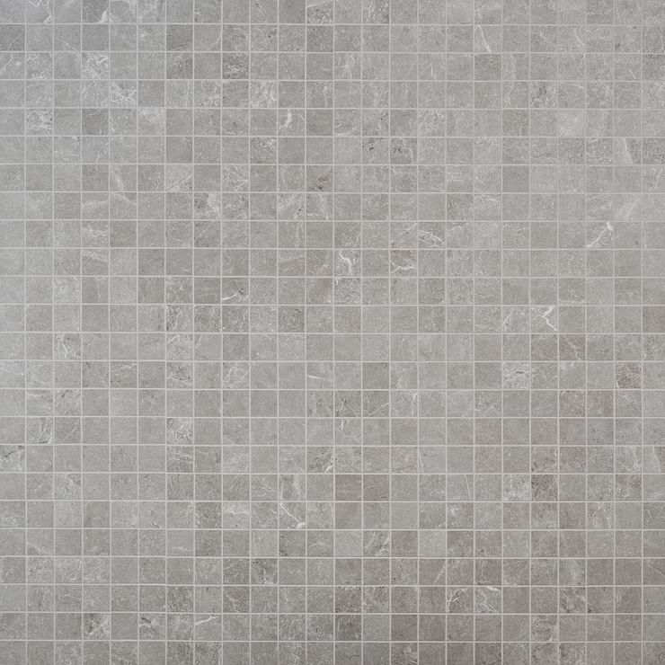 ZenTech Silver Gray 2x2 Matte Porcelain Mosaic Tile