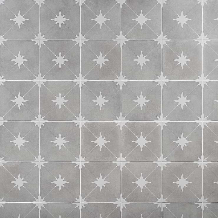 Tau Gris Gray 9x9 Matte Porcelain Tile