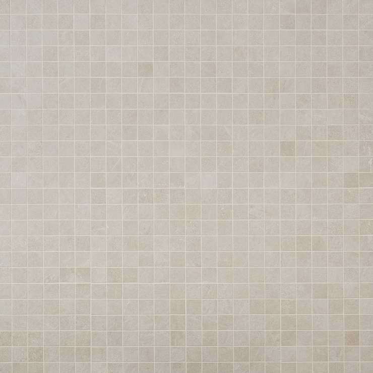 Era Crema Beige 2x2 Limestone Look Matte Porcelain Mosaic Tile