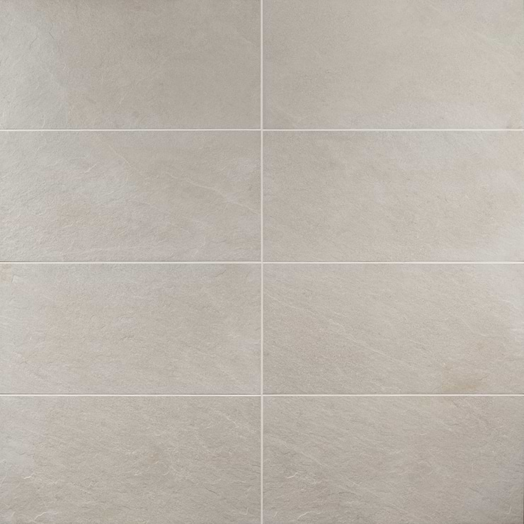 Era Linen White 12x24 Limestone Look Matte Porcelain Tile