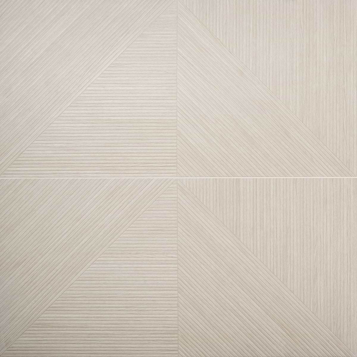 Enso Ash Beige 24x48 Ribbed Matte Porcelain Wood Look Tile