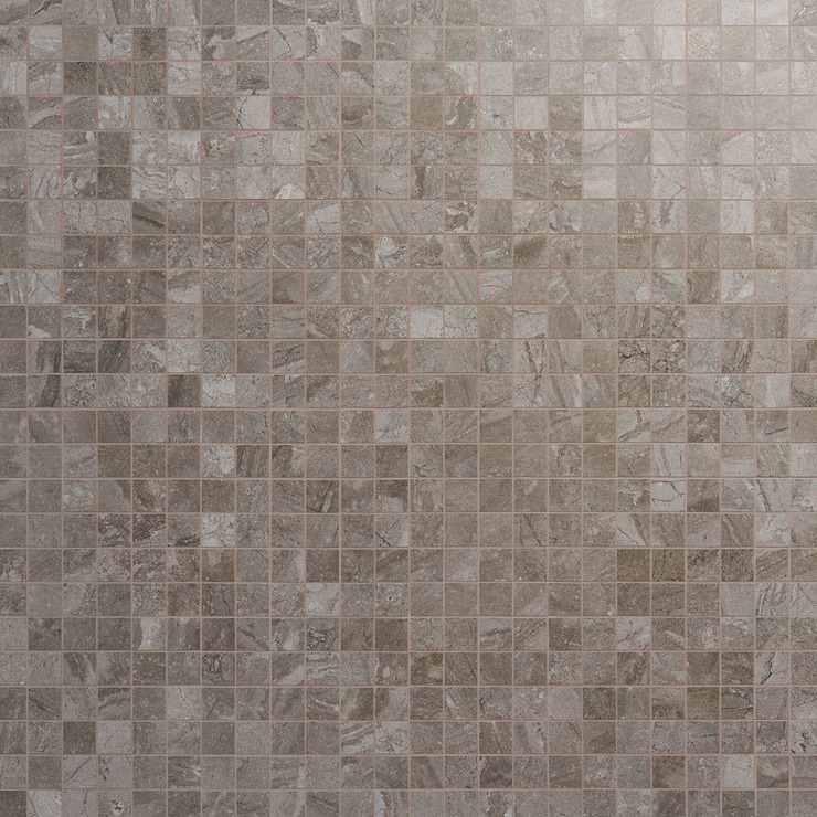 Santo Pearl Gray 2x2 Matte Porcelain Mosaic Tile