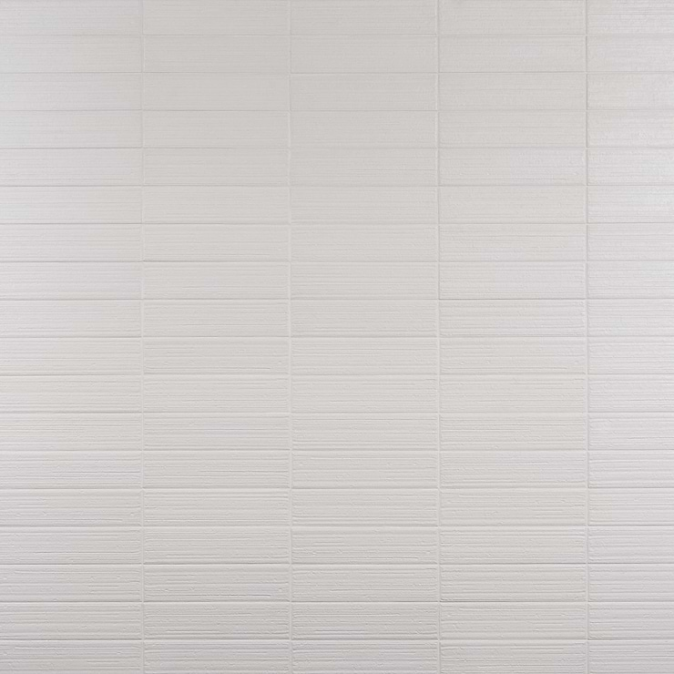 Charlotte Cloud White 3x10 Textured Matte Ceramic Subway Tile