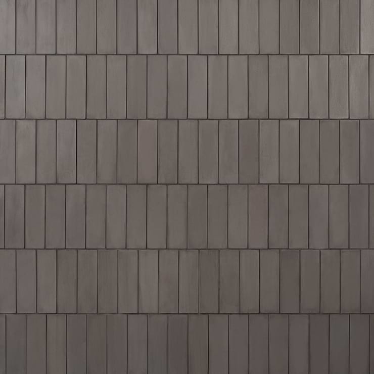 Color One Charcoal Gray 2x8 Matte Cement Tile