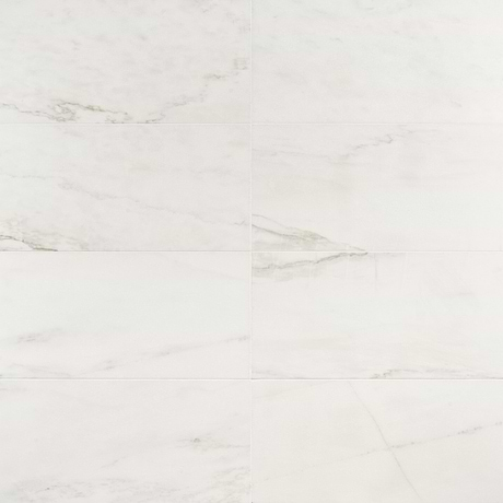 White Onyx 12x24 Honed Marble Tile