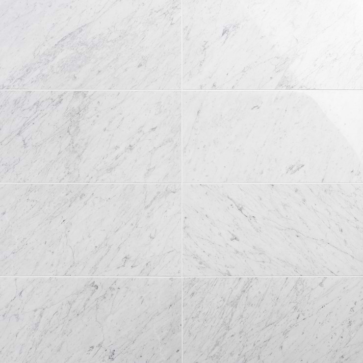 Carrara 12X24 Polished Marble Tile