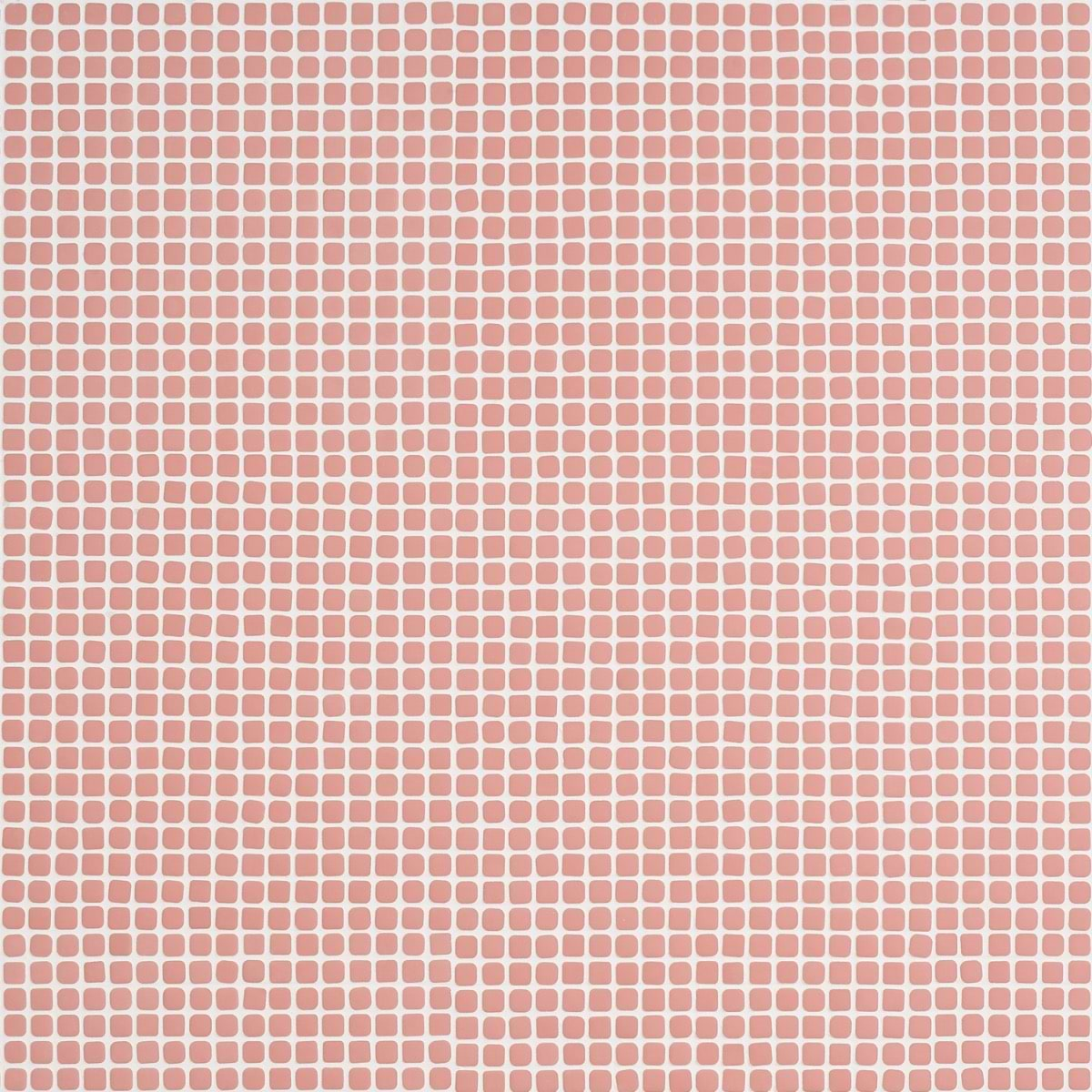 Venini Pink 1/2" Mini Square Frosted Glass Mosaic Tile