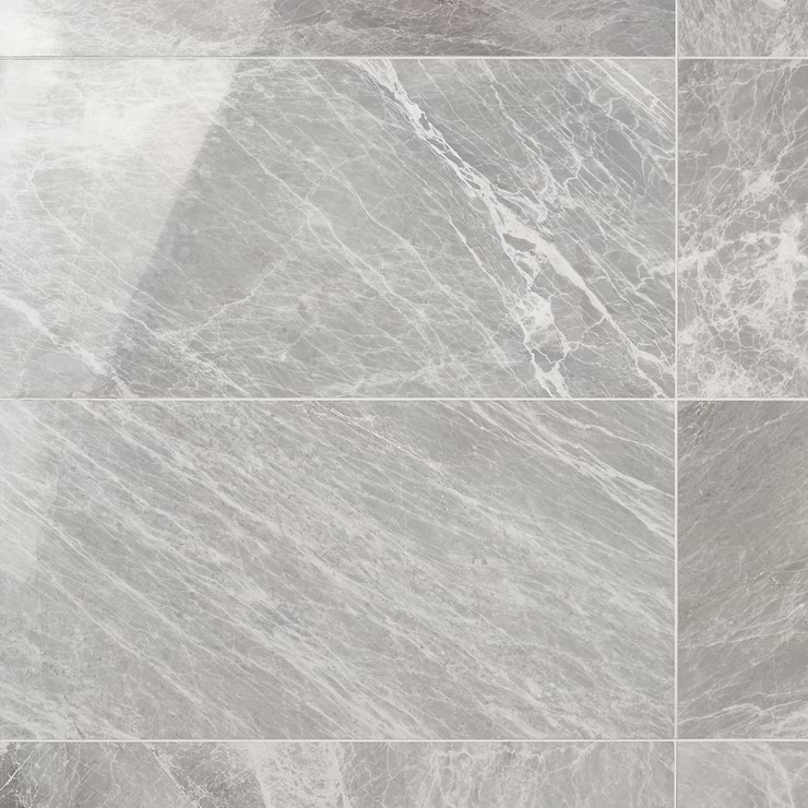 Nordic Gray 12x24 Polished Marble Tile