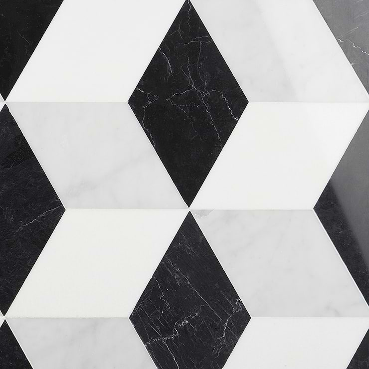 Havasar Classico 8x9 Polished Marble Mosaic Tile