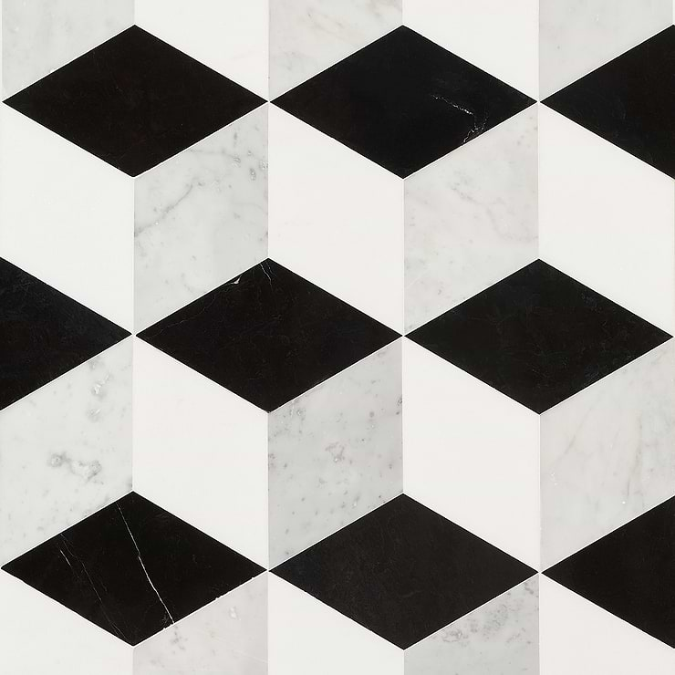 Havasar Classico 8x9 Polished Marble Mosaic Tile